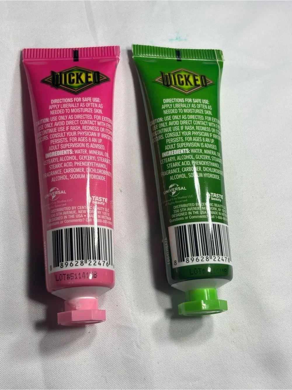 2 New Strawberry Scented Hand Cream - Pink